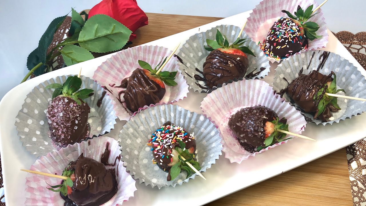 Шоколадно-клубничный || идея для очень простого десерта