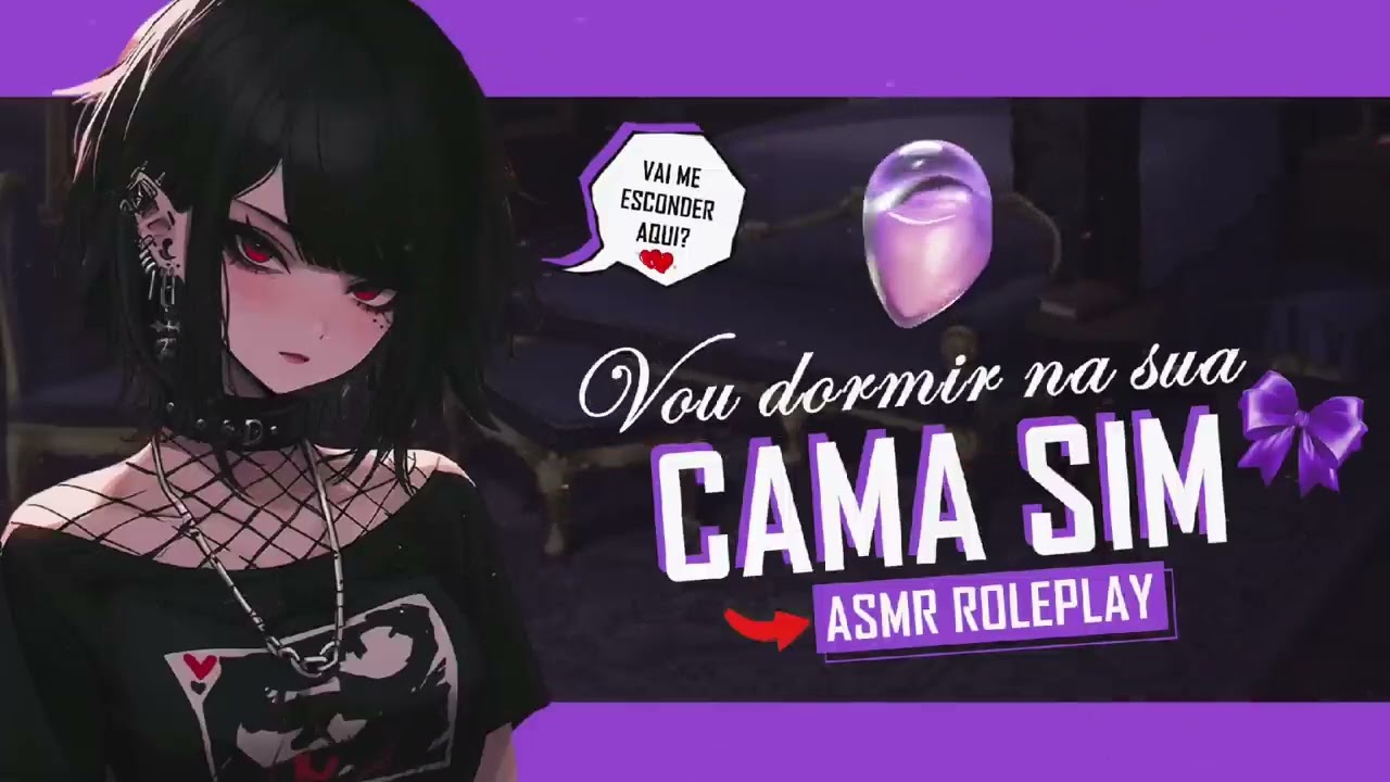 ASMR VALENTONA ALTERNATIVA DORMINDO COM VOCÊ