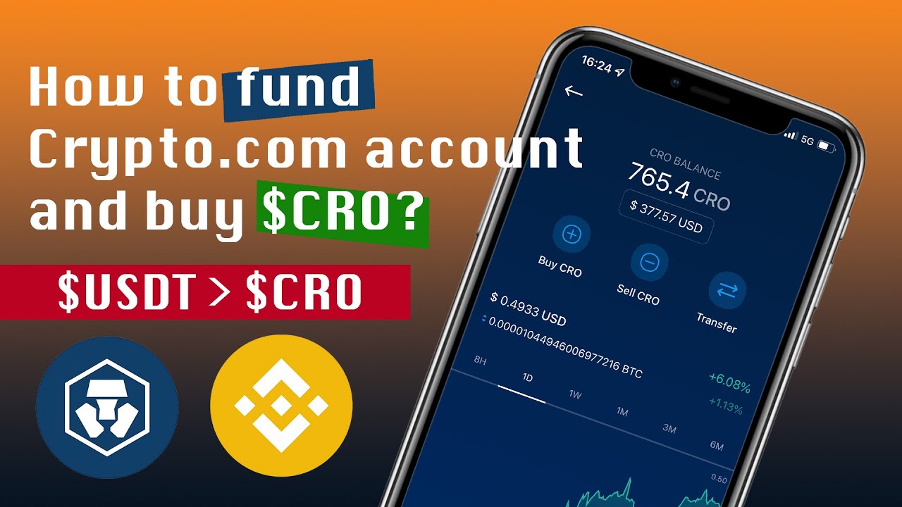 How to Fund Your Crypto.com Account and Buy $CRO? (USDT to CRO)