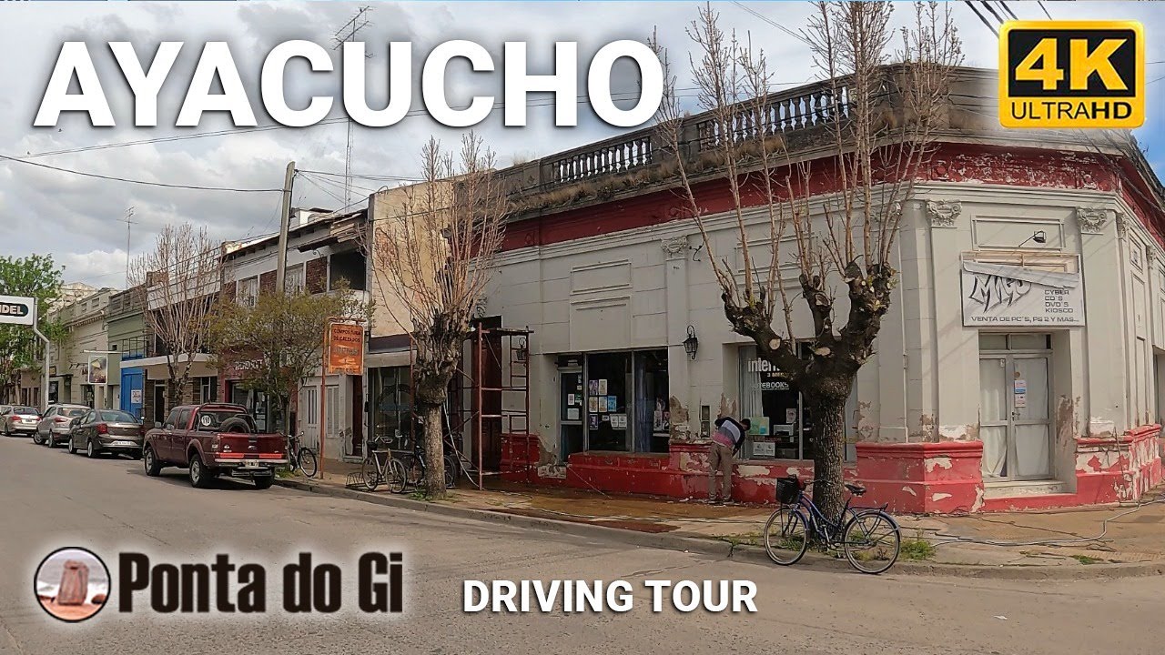 【4K】Toda la tranquilidad y PAZ de un pueblo en un relajante paseo por esta impecable CIUDAD #driving