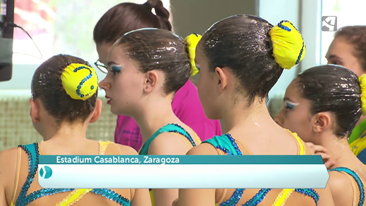 Campeonato de España infantil y alevín de natación artística en Zaragoza