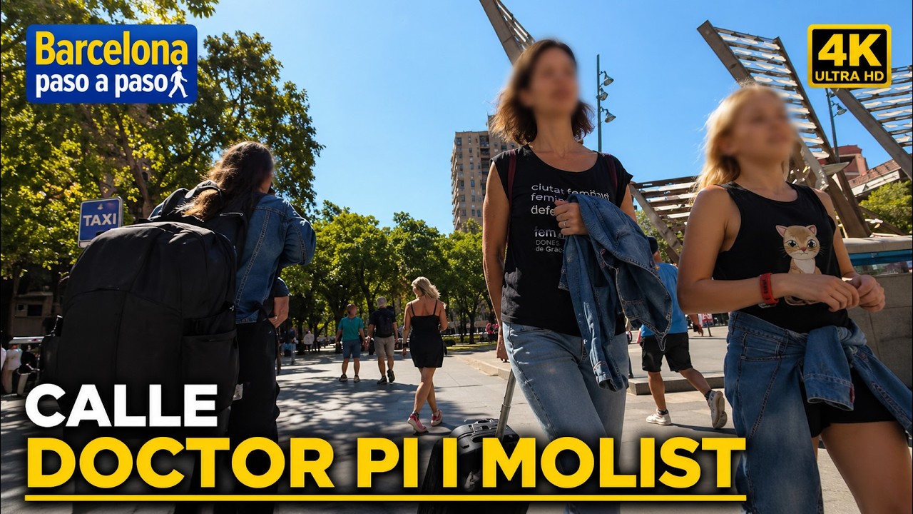 Calle Doctor Pi i Molist | Nou Barris | Barcelona Walking Tour | Spain Virtual Tour