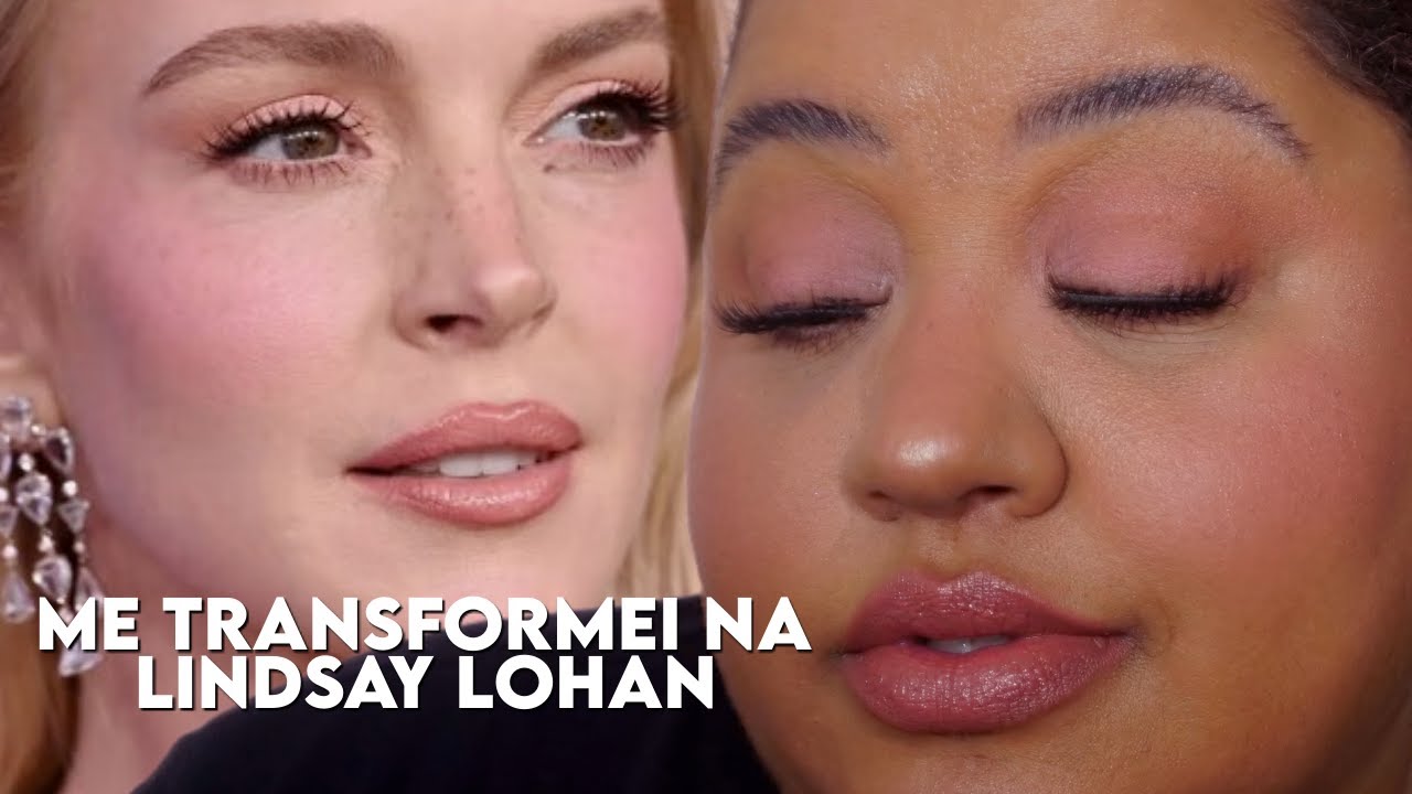 MAKE INSPIRAÇÃO LINDSAY LOHAN SOFT PINK