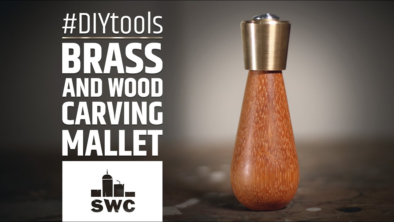 Making a brass and wood carving mallet