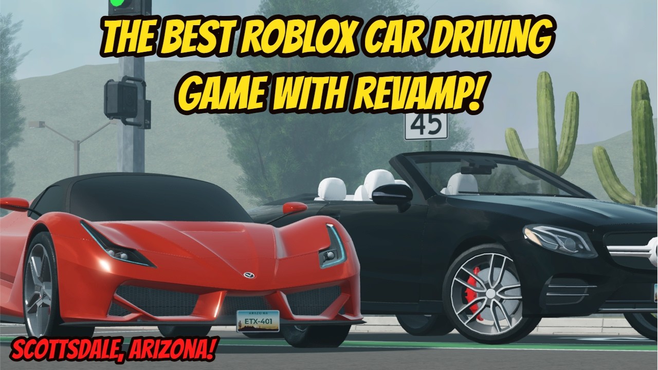 Лучшая новая игра Roblox про вождение автомобилей (обновленная версия) в Скоттсдейле, Аризона.
