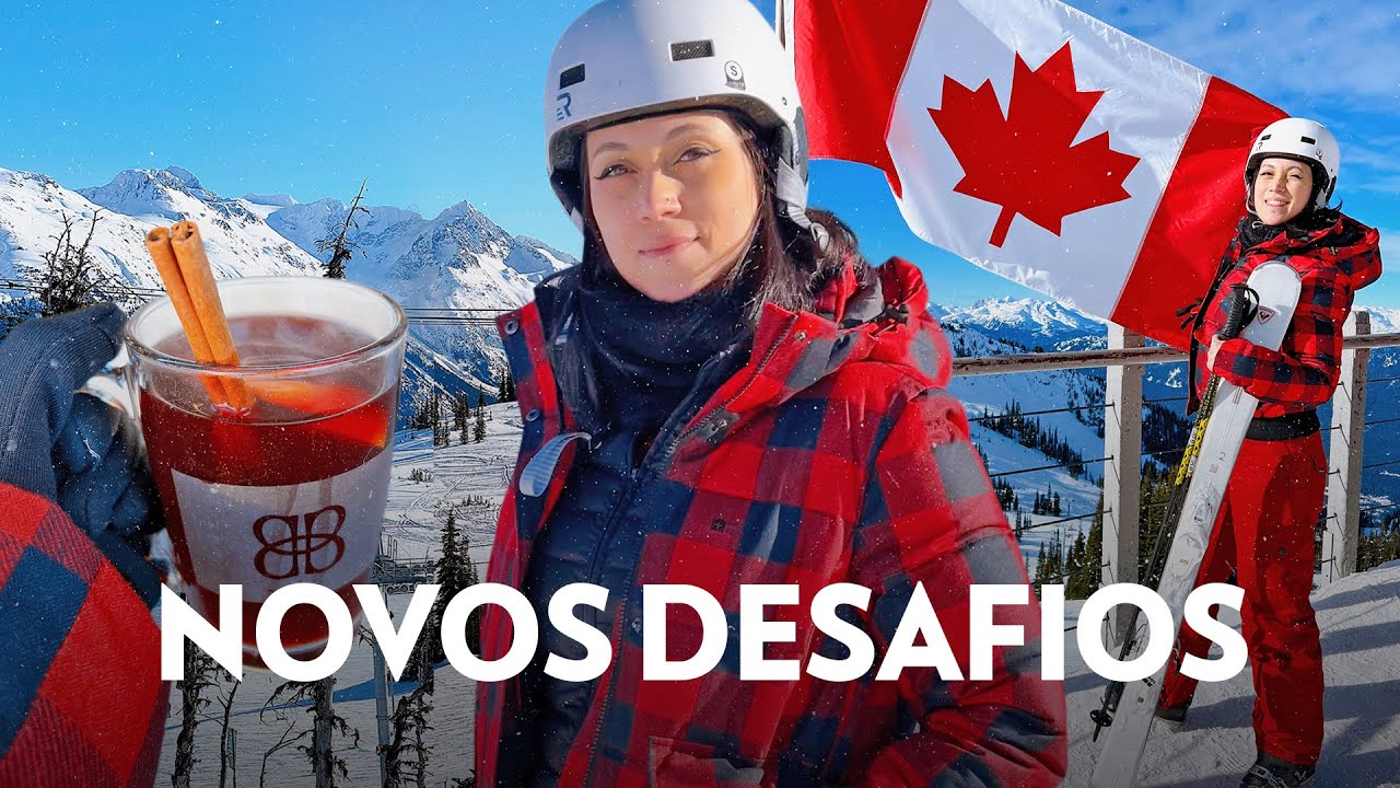Fui ESQUIAR pela PRIMEIRA vez no CANADÁ (e apliquei a cidadania!)❄️ VLOG: Whistler // EP04 (2023) 🇨🇦