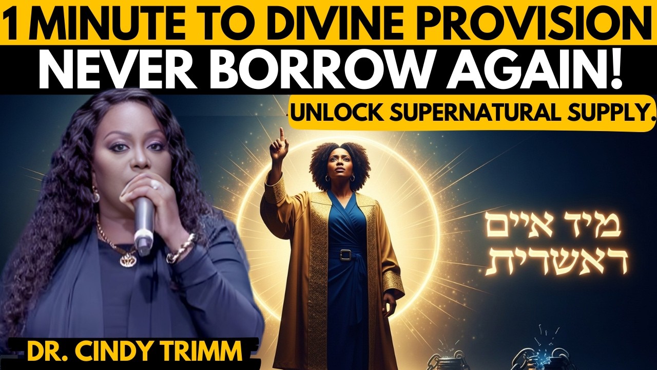 NEVER BORROW AGAIN! 🔥 Dr. Cindy Trimm Reveals the 1-Minute Prayer for Divine Provision