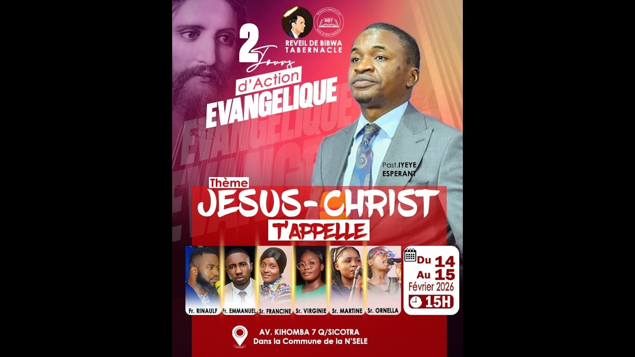 ACTION EVANGELIQUE JESUS-CHRIST T'APPELLE JOUR 2