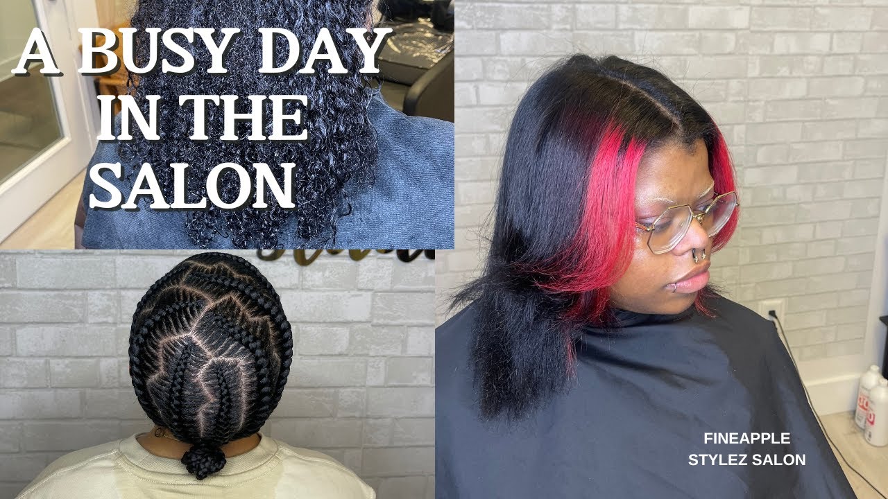 SALON VLOG: Natural Hairstylist Edition | Busy Day in The Life| 3 hour services