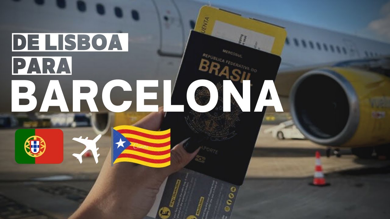 Vlog Barcelona - Saindo de Lisboa para Barcelona com a Vueling