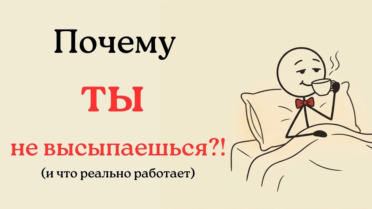 ПОЧЕМУ ТЫ НЕ ВЫСЫПАЕШЬСЯ?! (и что реально работает)