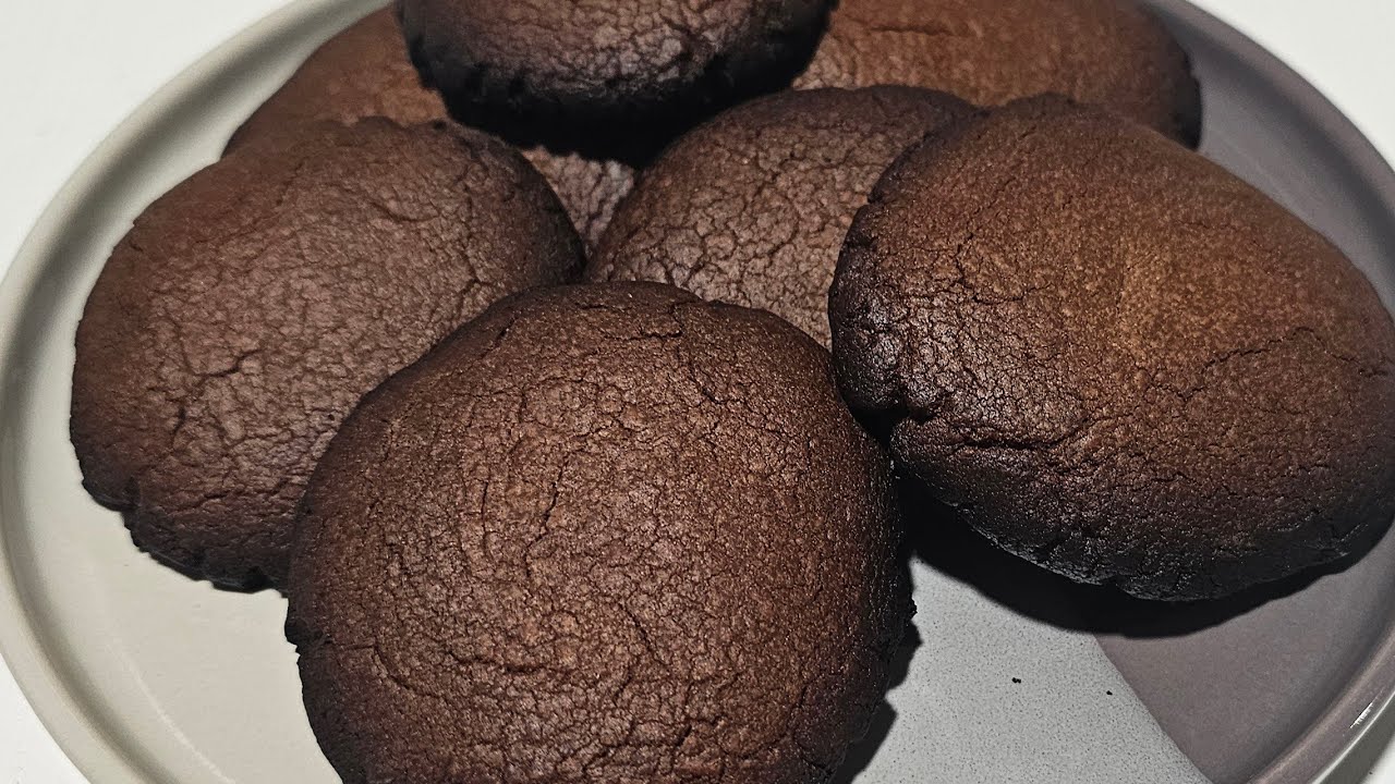 Galletas de chocolate con solo 3 ingredientes