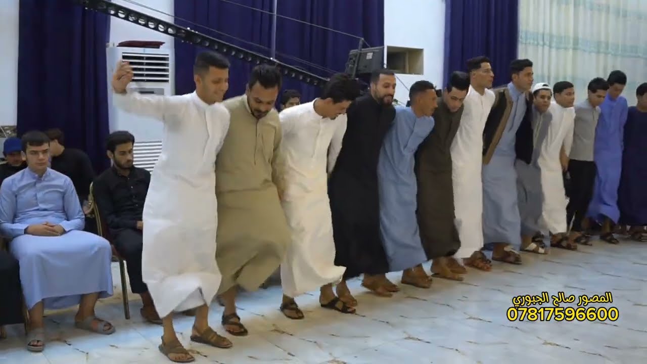 دبكات زواج ابراهيم العزاوي/الفنان احمد الاسمر/عزف عبدالله الادريسي/المصور صالح الجبوري