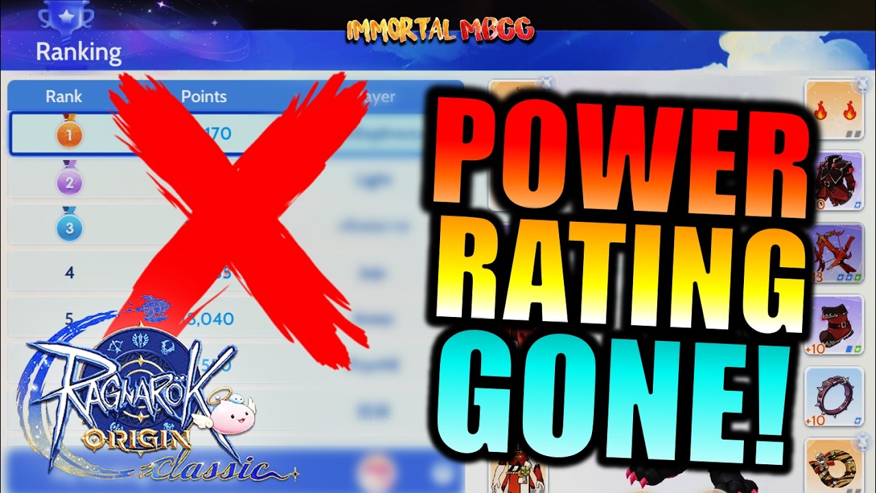 POWER RATING ISSUE RESOLVED!! - RAGNAROK ORIGIN CLASSIC