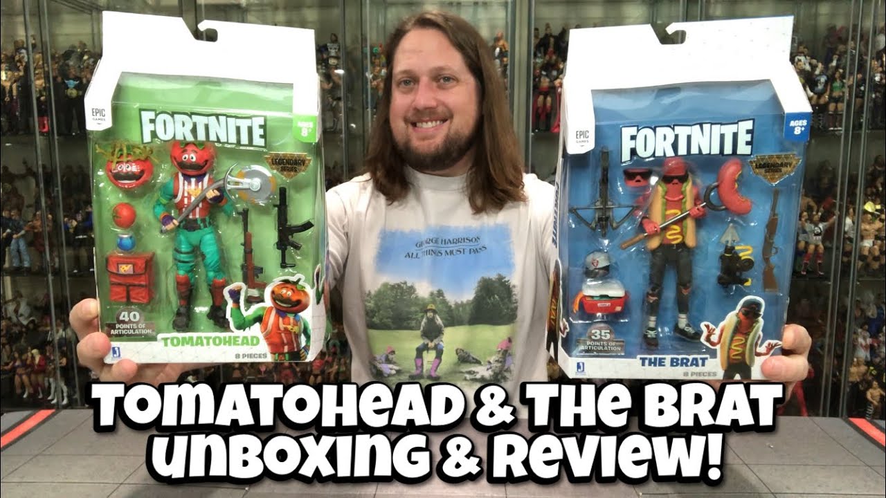 The Brat & Tomatohead Fortnite Unboxing & Review!