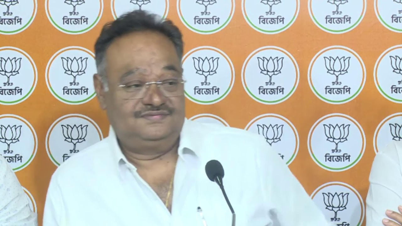 LIVE: Press Conference by Samik Bhattacharya, State President at Salt Lake BJP Office.