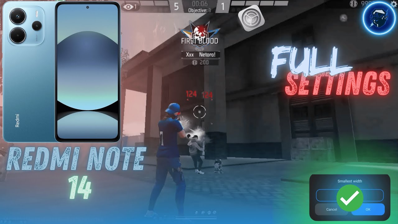 (НОВОЕ обновление) FREE FIRE 🔥 Настройки хедшотов для Redmi Note 14 📲⚙️+ Свободный стиль 👾