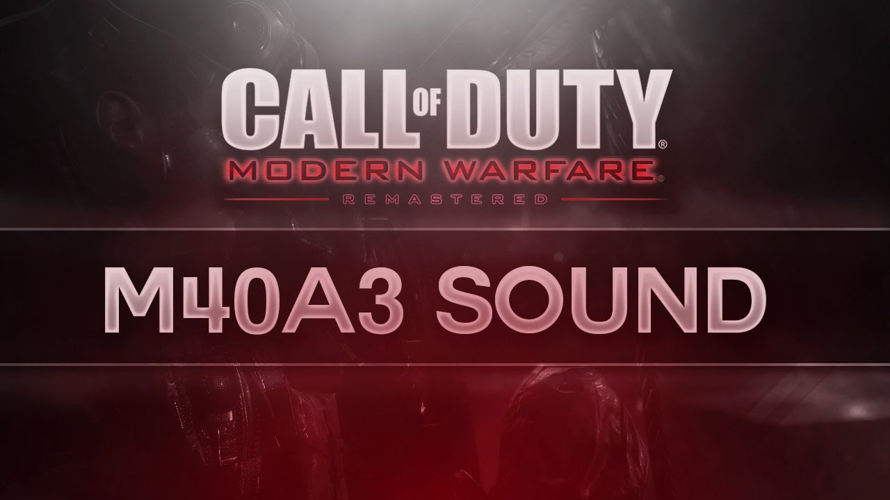 Perfect M40a3 sound effect ( for editors )
