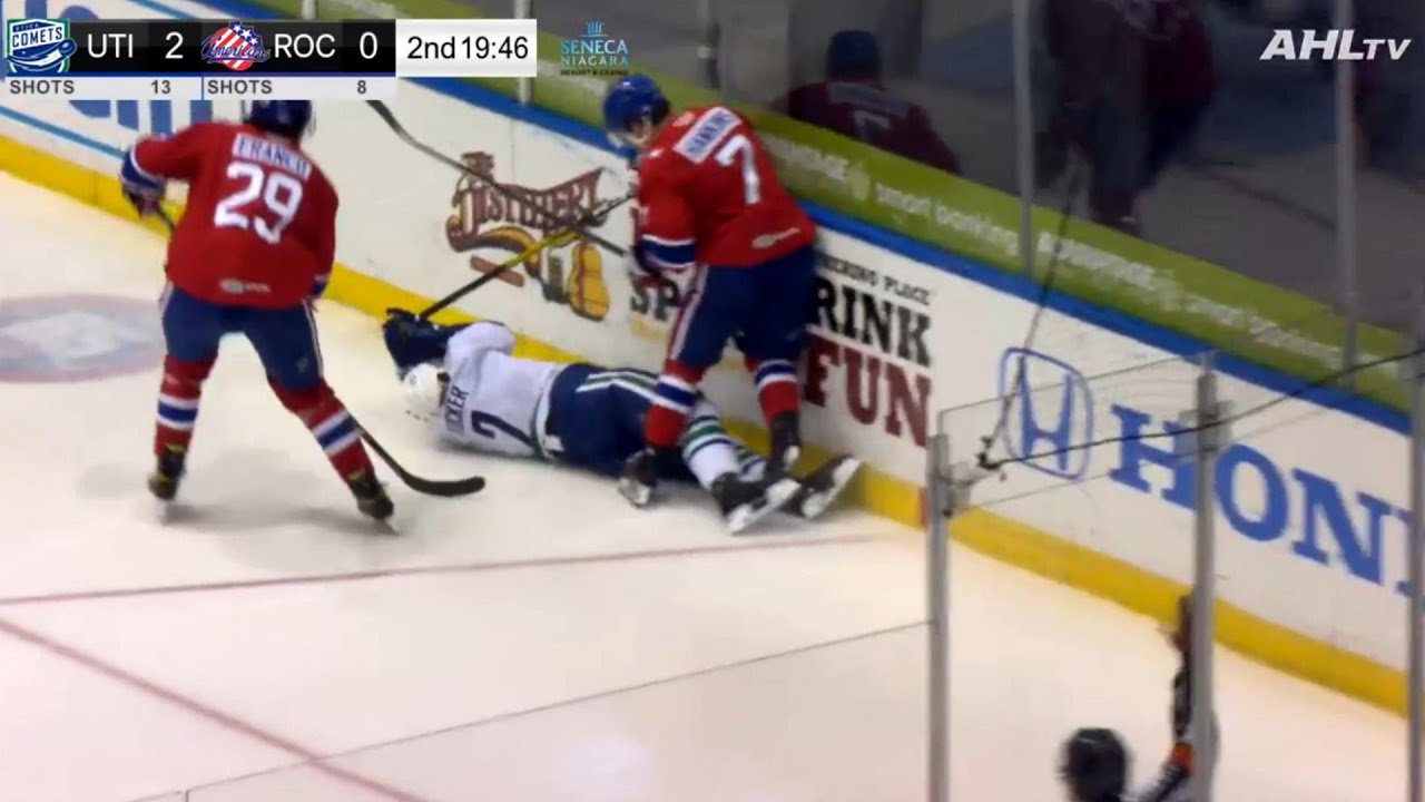 Brandon Hawkins Questionable 5-Minute Major Penalty For Boarding
