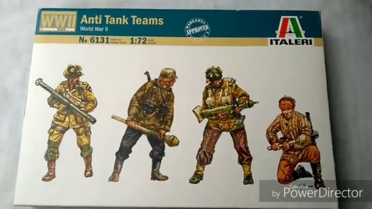Italeri World War 2 Anti Tank Teams (British Paratroops) 1/72 Scale Figure Review
