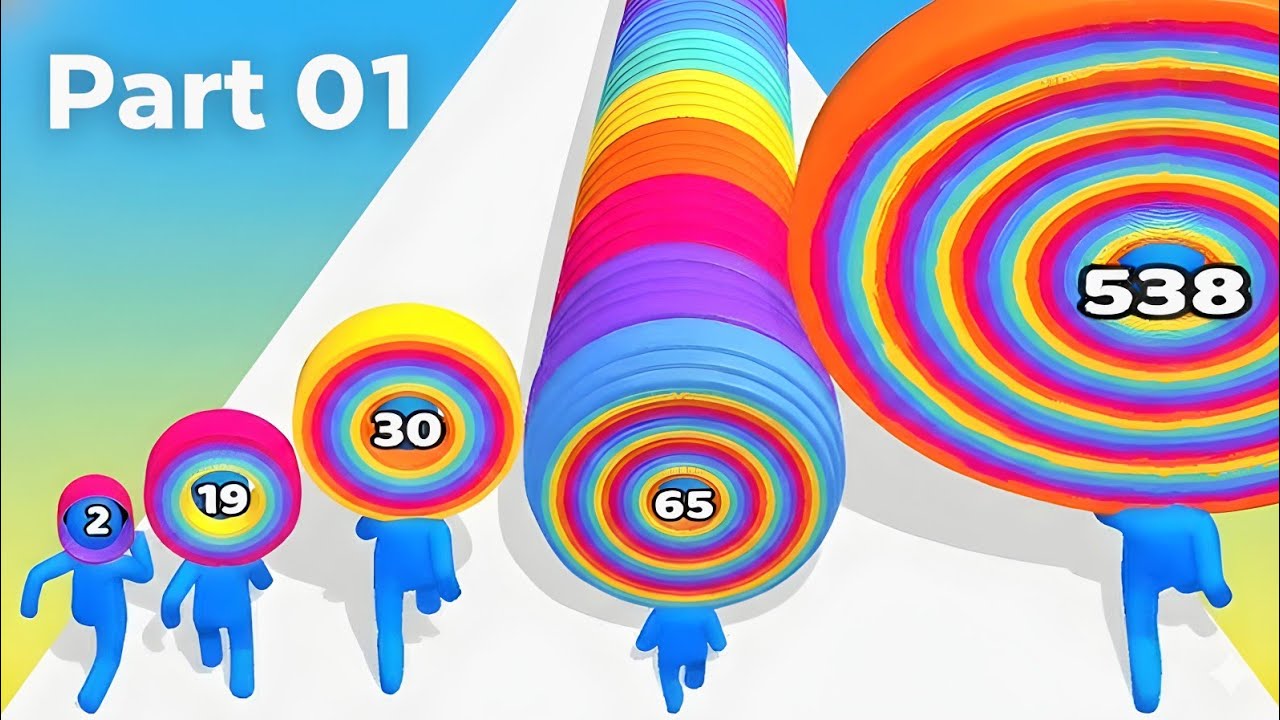 Layer Man Run 3D - Walkthrough Gameplay Funny, Part 02 