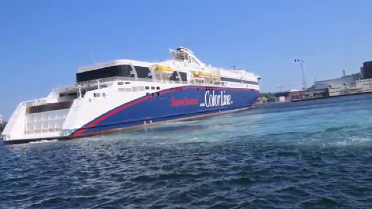 Port KRISTIANSAND HITSHALS Color Line SUPERSPEED - NORWAY