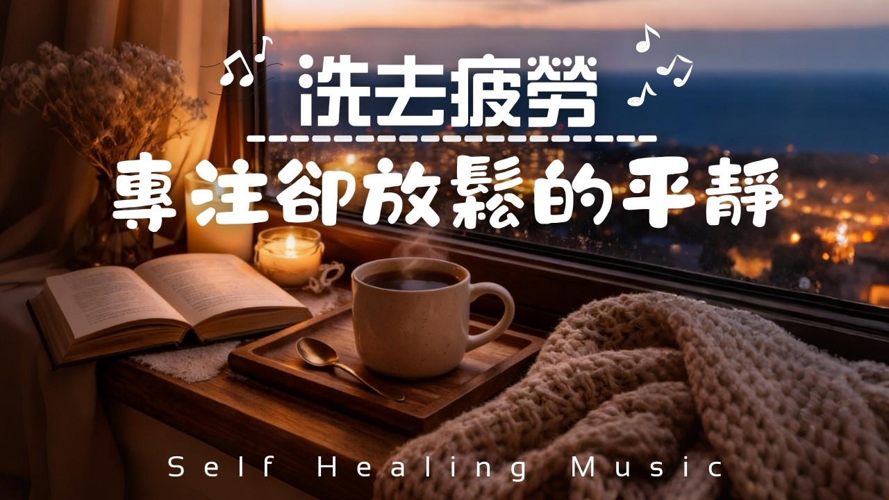 【燭光窗邊爵士 Healing Jazz Music】洗去一天疲勞，帶來專注卻放鬆的平靜｜爵士樂的療癒擁抱，輕鬆旋律舒緩壓力｜療癒時光，釋放壓力重拾內在溫暖｜Cozy & Smooth Jazz