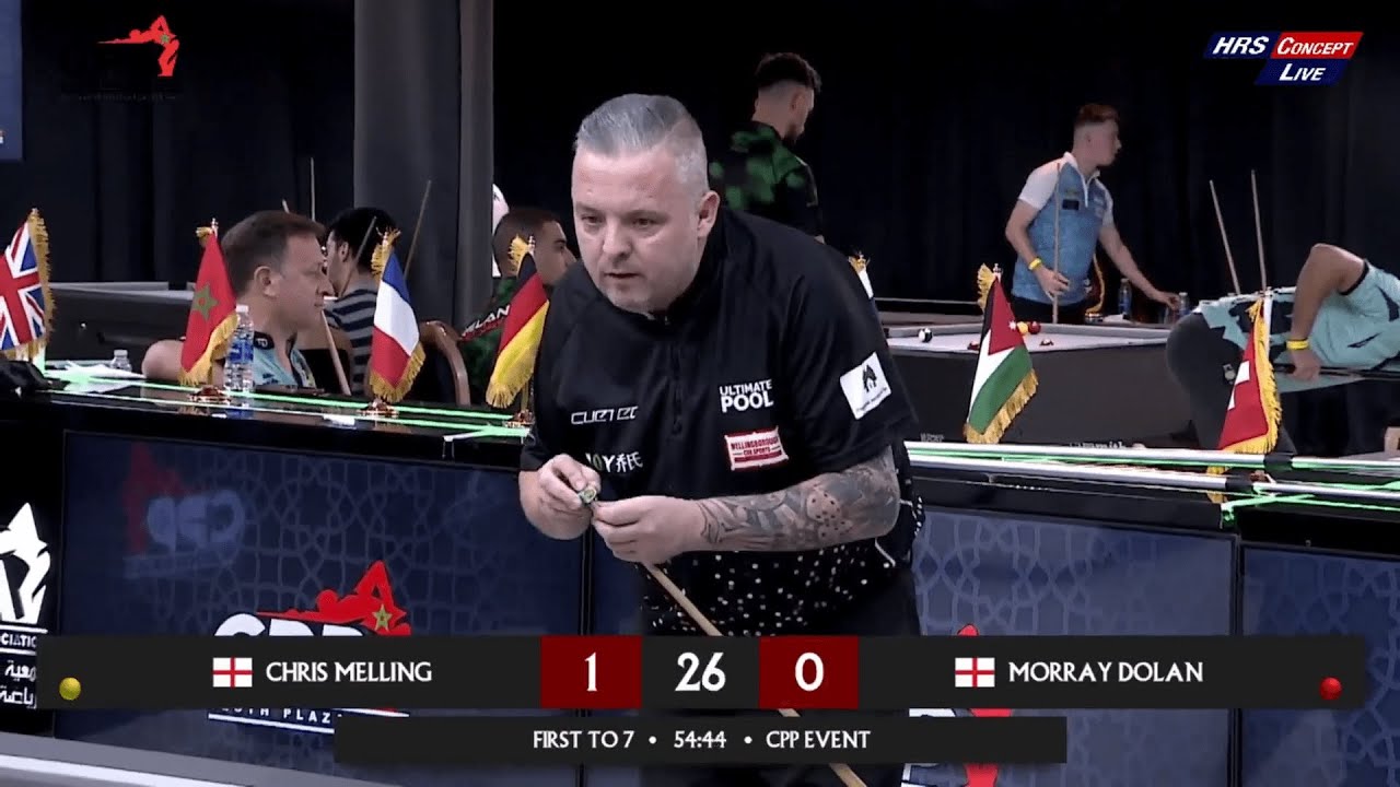 Ultimate Pool Morocco - Cpp Event - Chris Melling vs Morray Dollan