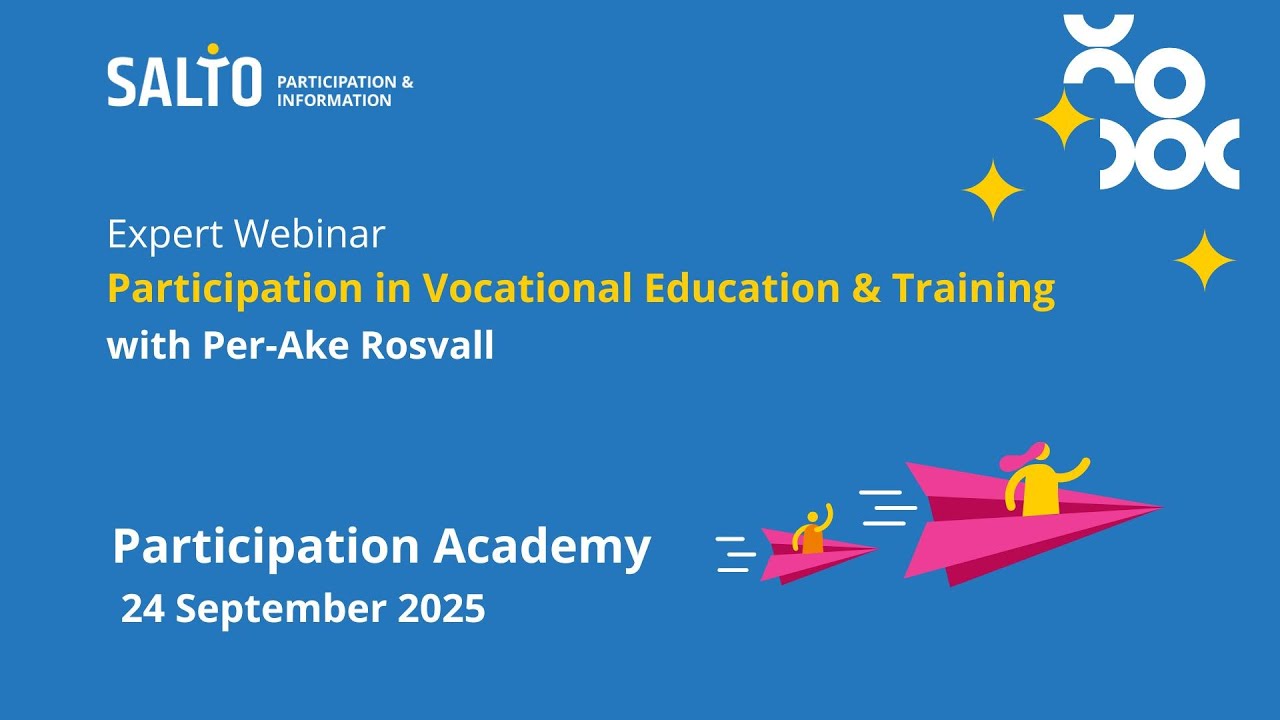 Expert webinar on Participation in Vocational Education and Training | Participation Academy