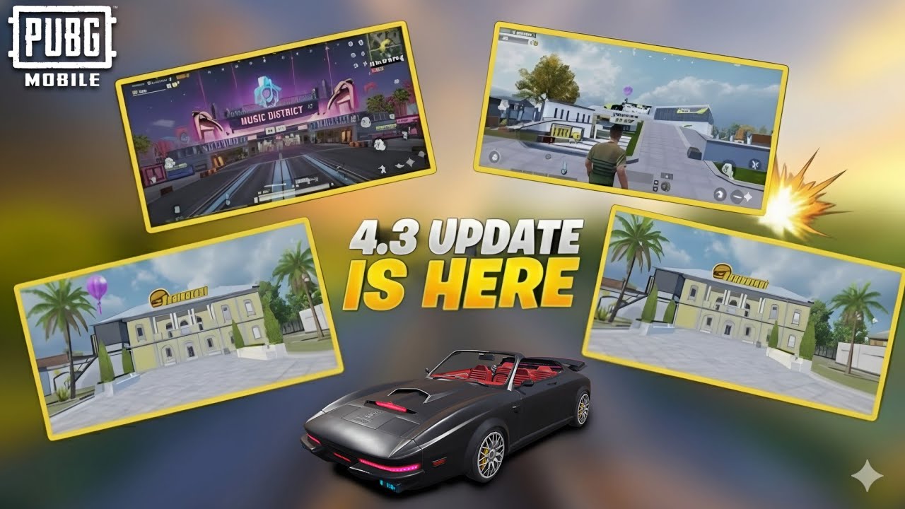 New 4.3 Update PubgMobile | New Events | New Lobby And New Theme Mode | PUBGM