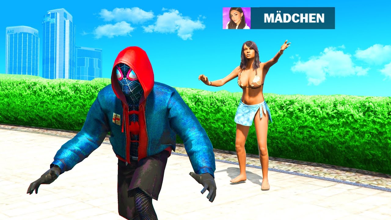 dieses Mädchen VERLIEBT sich in SPIDERMAN in GTA 5 RP!