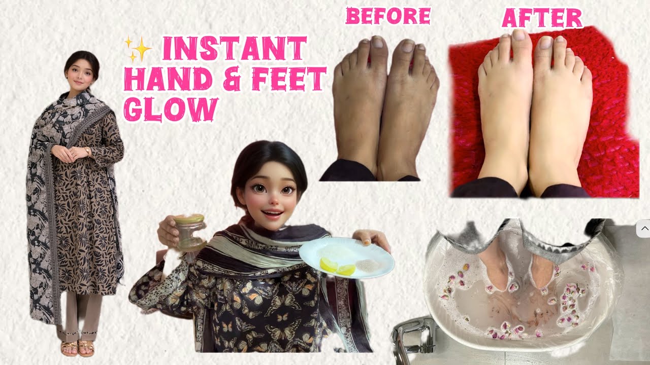 Instant Eid Glow: Hands & Feet Care at Home Every woman should know – No Salon Needed 