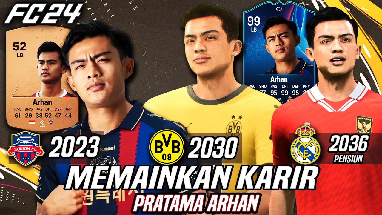 Memainkan Karirnya Pratama Arhan Hingga Dia Pensiun Menjadi Pemain Terbaik Dunia - FC 24 Indonesia