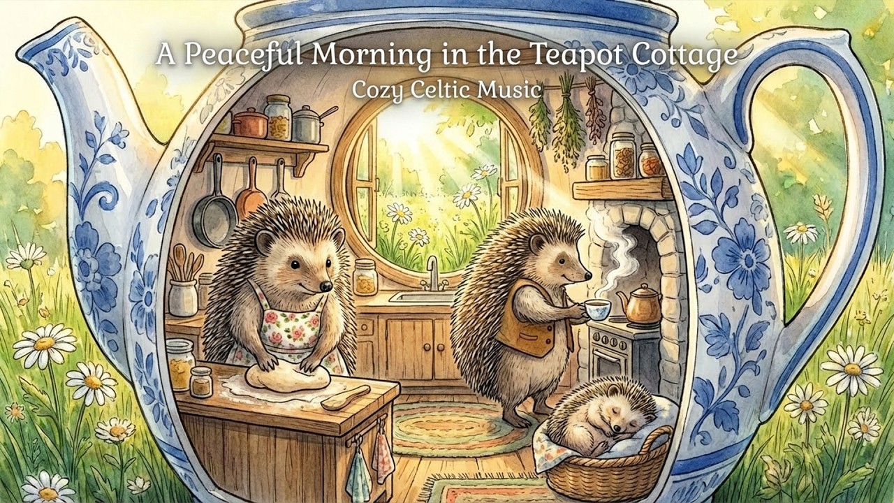 [Ambient Music] Cozy Celtic Music – A Peaceful Morning in the Teapot Cottage