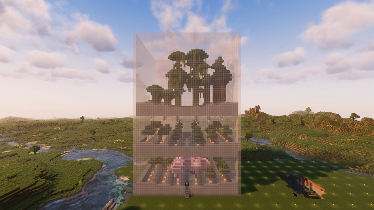 32000ブロック使った植林場【サバイバル日記 #11】#minecraft