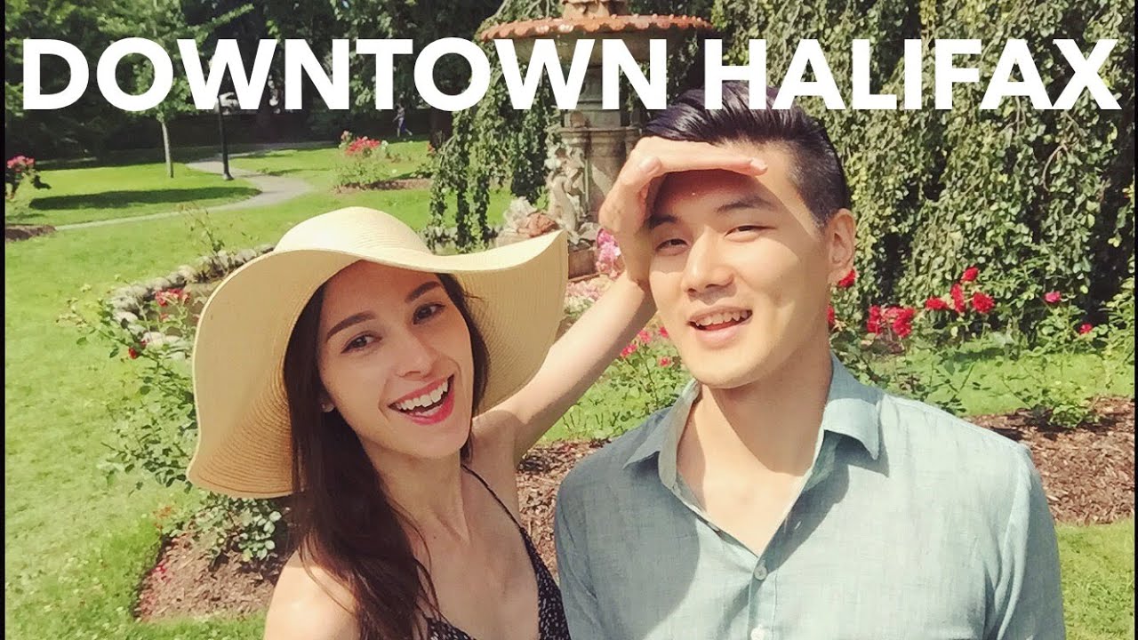 Downtown Halifax, Nova Scotia, Canada 국제커플의 여행 캐나다 다운타운 핼리팩스 (자막 CC)