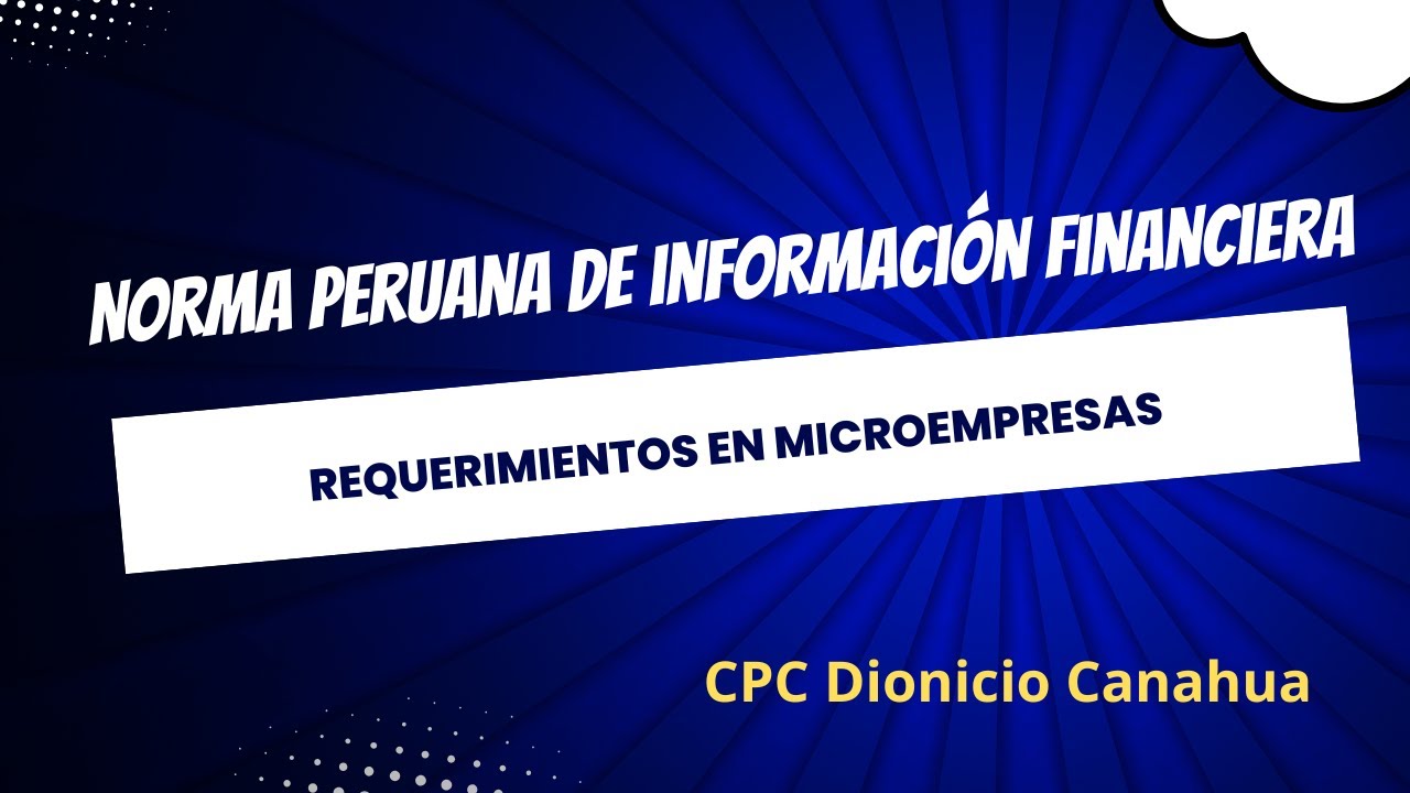 NPIF Requerimientos en una Microempresa