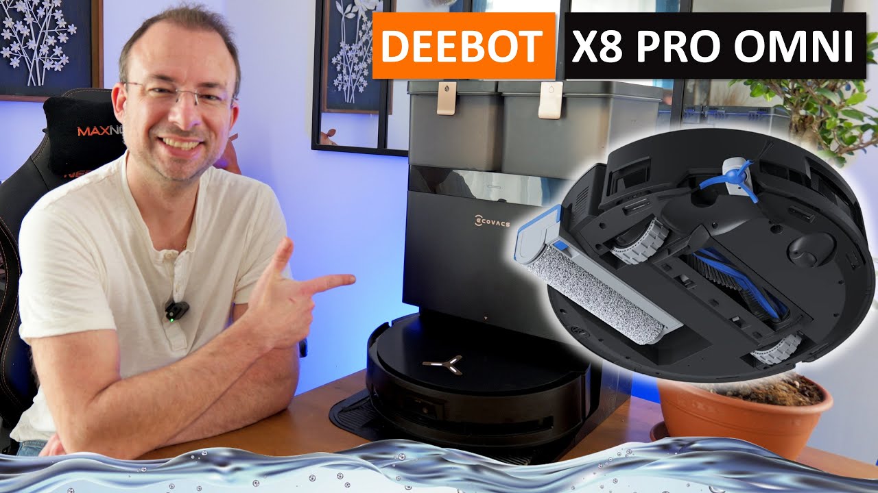 Ecovacs Deebot X8 Pro OMNI - Le rouleau de lavage fait toute la différence