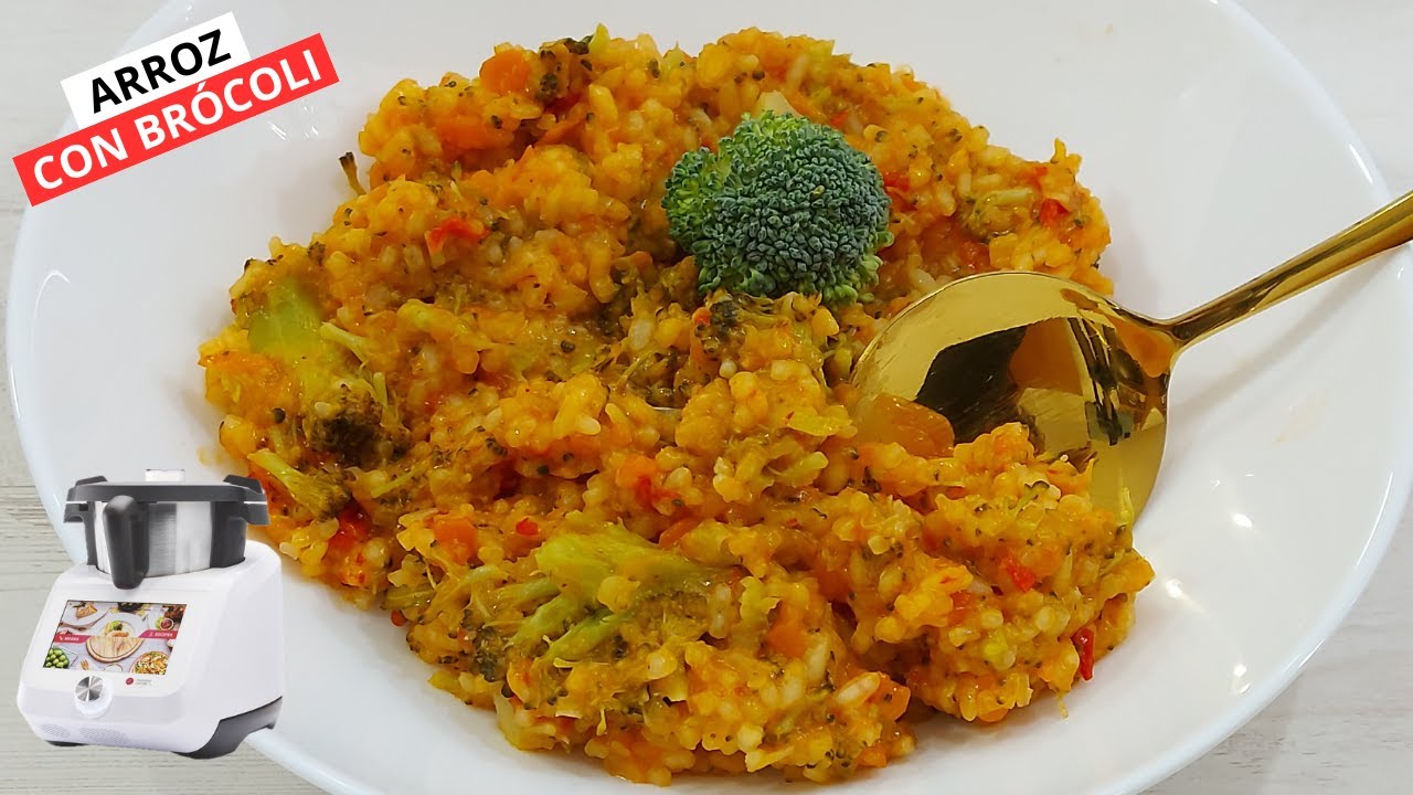 Arroz con brócoli rápido y fácil en todas las Monsieur Cuisine y Thermomix