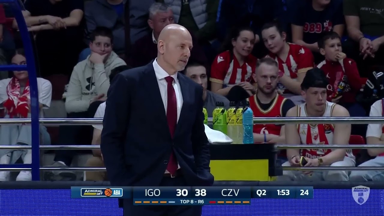 AdmiralBet ABA League 2025/26, HL, Top 8 R6: Igokea m:tel - Crvena zvezda Meridianbet (4.4.2026)