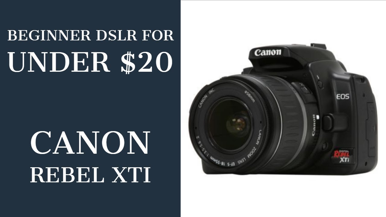 Canon XTi in 2019, photography on a budget