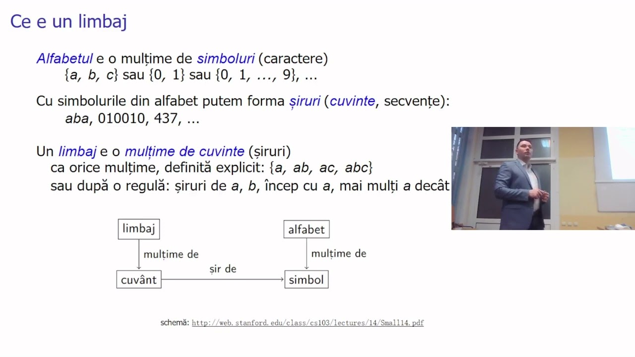 Automate finite  nedeterministe. Rezumat automate finite deterministe. Limbaje