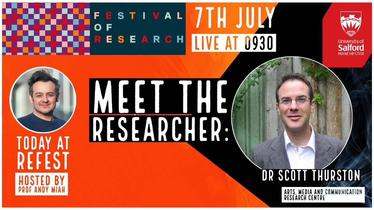 LIVE at #ReFest with Dr Scott Thurston