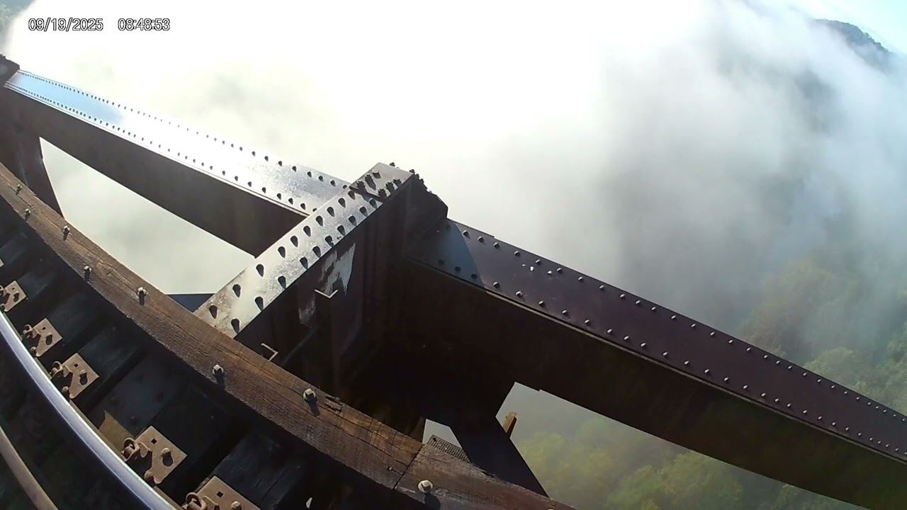 Trapped on an Active Train Trestle