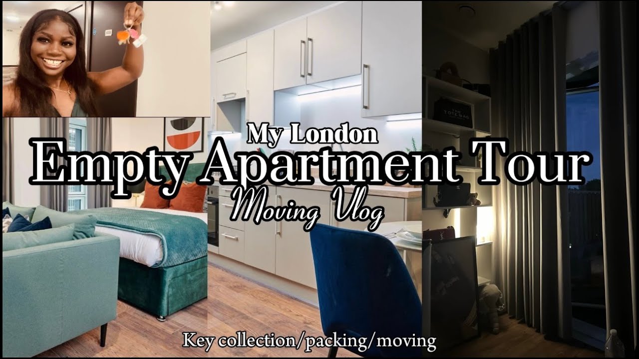 MOVING VLOG||MY LONDON APARTMENT TOUR🇬🇧||Nigerian in Uk||400 sq ft Studio Apartment