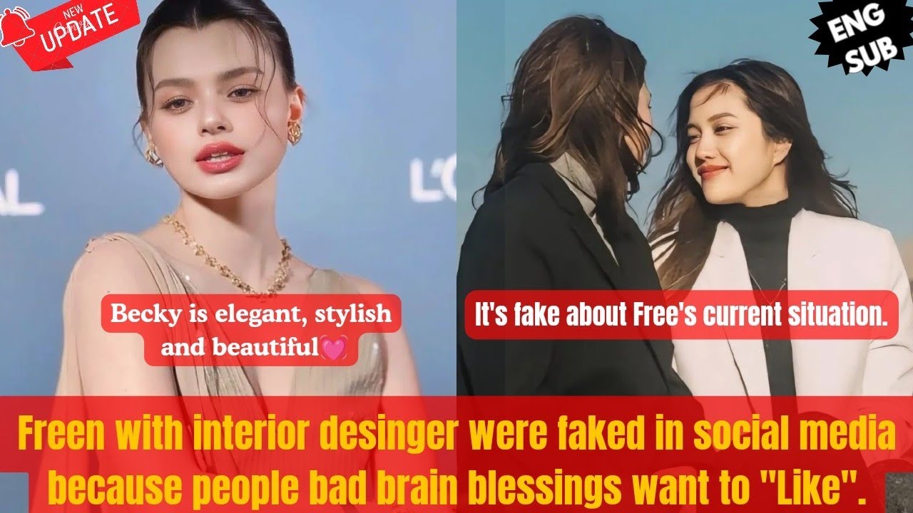 Freen with designer were faked in social media because people bad bain blessing want to "Like"