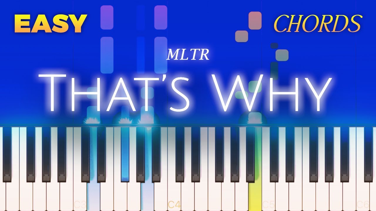 MLTR - That’s Why (You Go Away) - EASY Piano CHORDS TUTORIAL by Piano Fun Play