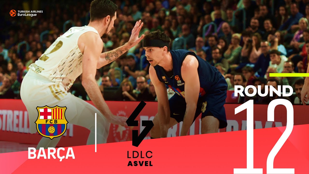 De Colo lifts ASVEL over Barcelona! | Round 12, Highlights | Turkish Airlines EuroLeague