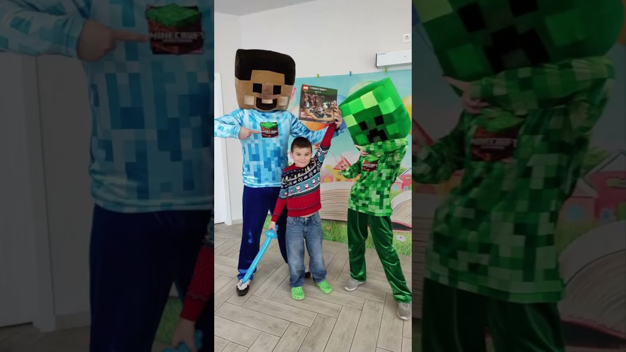 День народження Іллі у клубі Бамбук 🎈 Minecraft шоу та фокусник