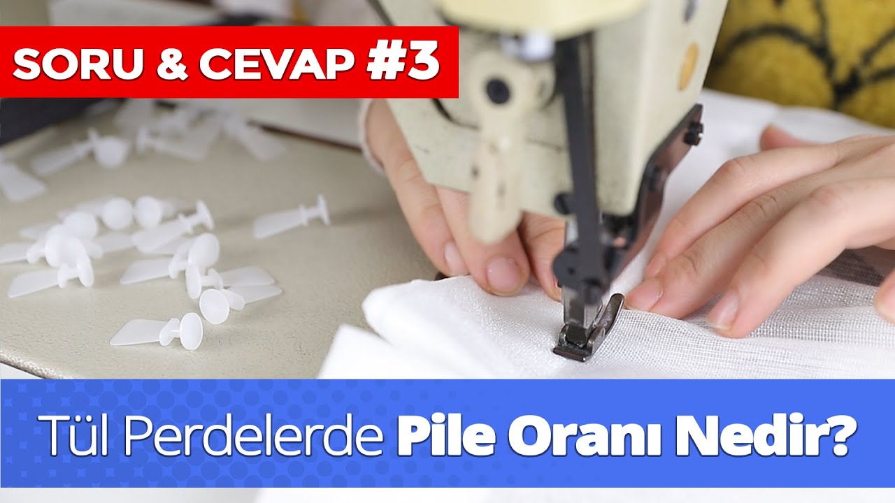 Tül Perdelerde Pile Oranı Nedir ? PerdeSiparisi.com